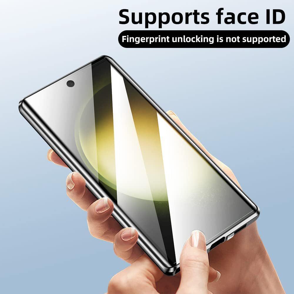 Применимо к Samsung s11ultra Магнитный чехол для мобильного телефона блестящий металлический магнитный высокая четкость противоударная пряжка очки противоударный