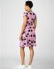 Casual Party Dress Knot Front Maternity Dress Lilac Print [Serafin] Women's S(UK8)