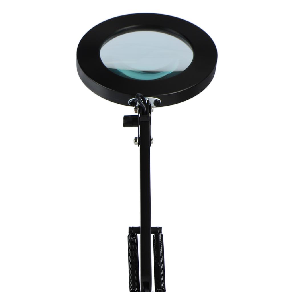 Magnifying Lamp 10X Magnifier Desk LED Light Adjustable with Clamp for Maintenance