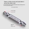 Screw Extractor, Universal Cutting Head Screw Tools, Slippery Screw Removal Broken Wire Extractor.