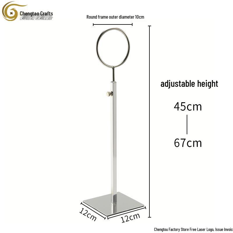 Т-образная подставка из нержавеющей стали для демонстрации сумок и шарфов