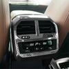 For BMW iX iX40 iX50 M60 -2025 Carbon Fiber Central Control Gear Panel Cover Interior Trim Accessories Upgrade