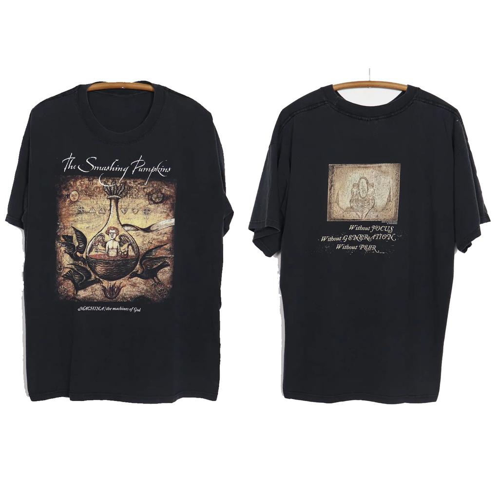Smashing Pumpkins Classic Rock Casual Tshirt Mens and Womens Luxury Brand