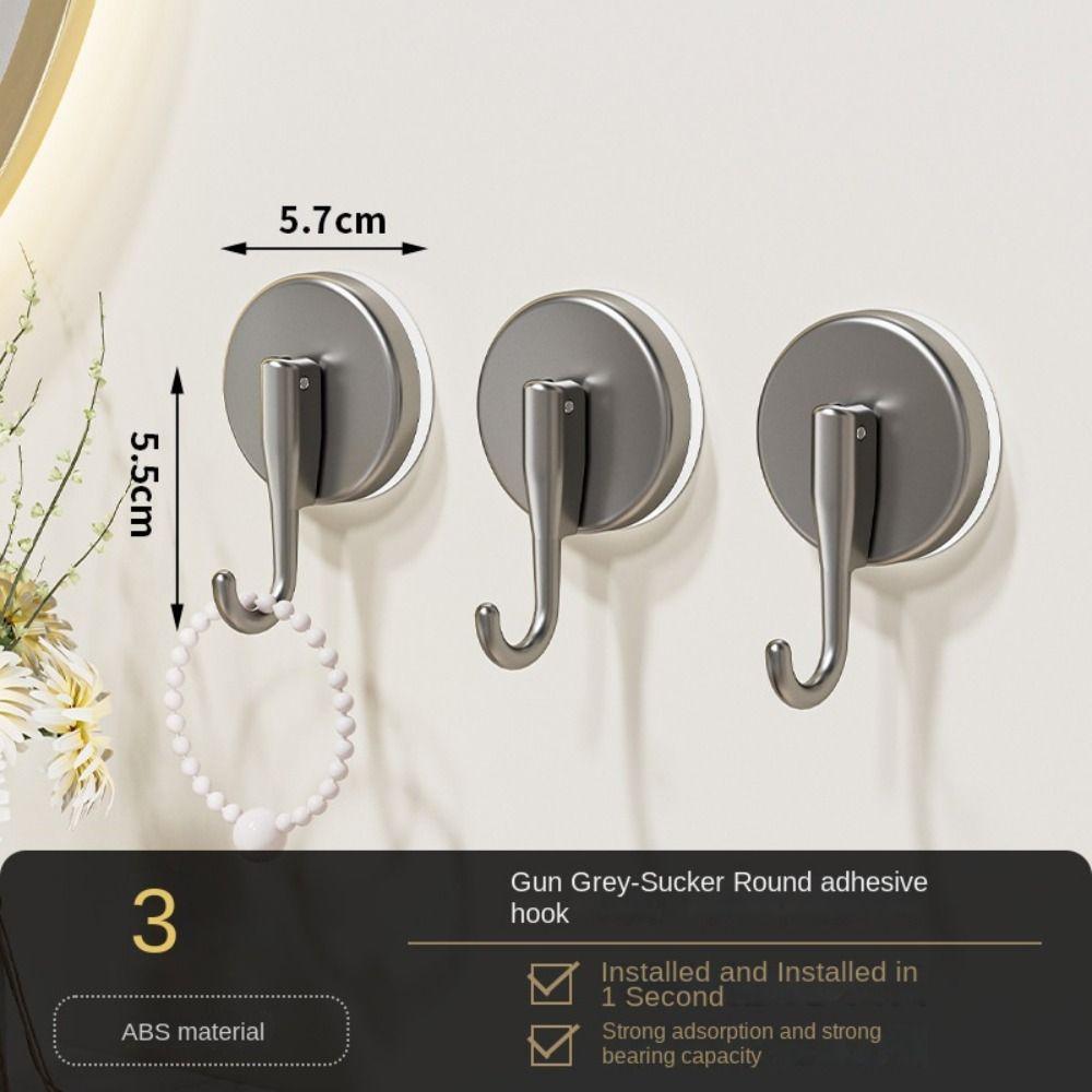 2/3/4 шт. Аксессуары для хранения в ванной комнате, настенный крючок для полотенец, крючок на вакуумной присоске, дом