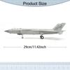 1:72 Scale Aircraft Model Building Kit J-20 5TH Gen DIY Assembly Simulated Tabletop Decoration Plane