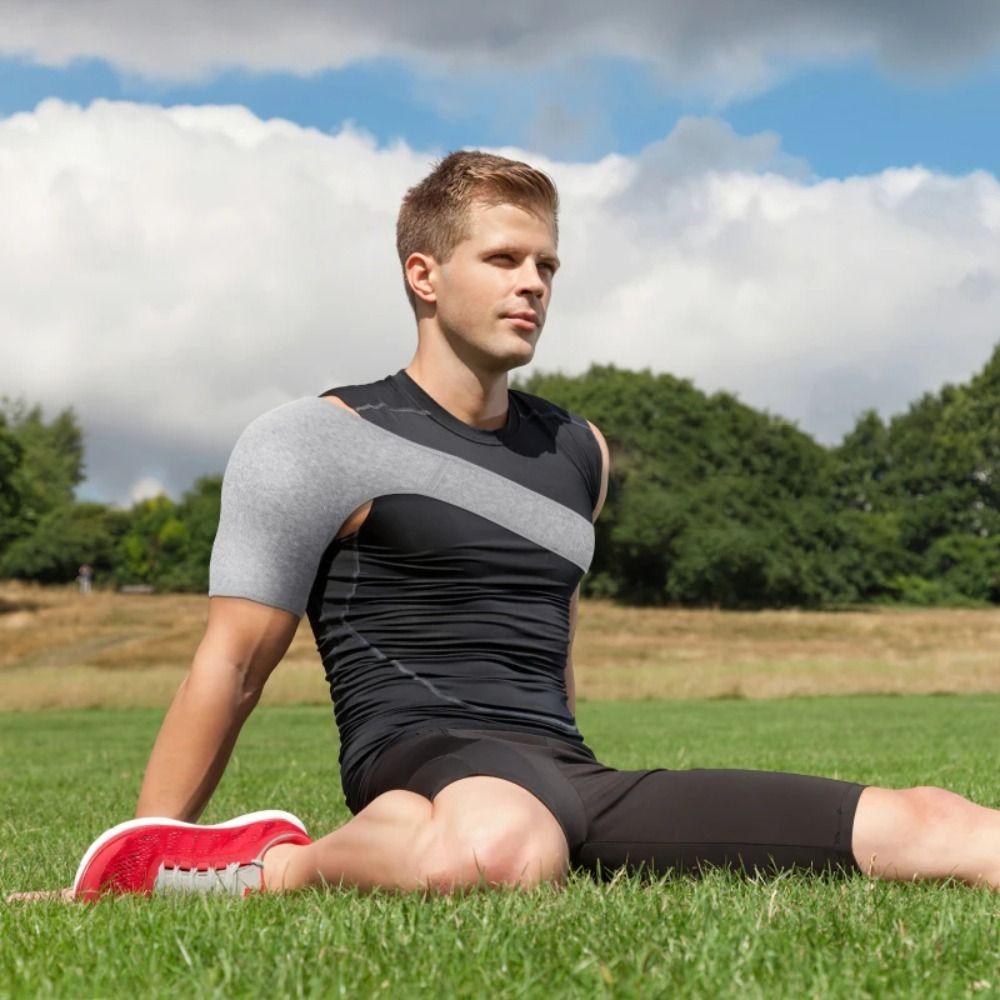 Дышащий спортивный наплечник защитный компрессионный наплечный бандаж наплечный ремень поддержка мужчины женщины