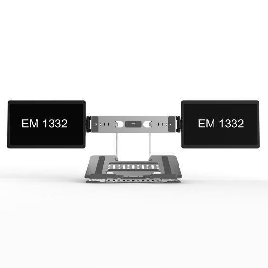 Портативный держатель для монитора Складной Регулируемый Удлиненный Подставка-держатель для экрана Настольное крепление Аксессуары для ПК для EM116/EM1411/EM1332/EM1412