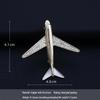 Unisex Luxury Zirconia Airplane Brooch Lapel Pin