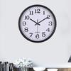 Wall Clock Silent No Tick High Quality Quartz Battery Powered Round Excluding Battery