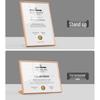 JINXI A4 Crystal Certificate Frame