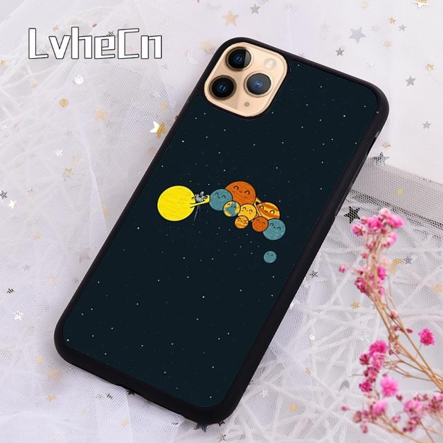 LvheCn Мультяшные Планеты Звезды Чехол для Телефона Для Для iPhone 17 Air 13 12 14 15 16 Pro Max Plus