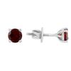 Silver Earrings with Natural Garnet 1.277ct (1764244)