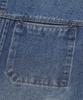 Джинсовая укороченная куртка Agod, стирка stonewash [Индиго]