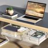 Portable Undertable Drawer Storage Rack Invisible Pull Out Storage Box Large Capacity Table Shelf Storage Box New  Drawer