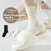 JAJALIN Disposable Socks Travel Portable Unisex Training Daily Socks Four Seasons White 10 Pairs