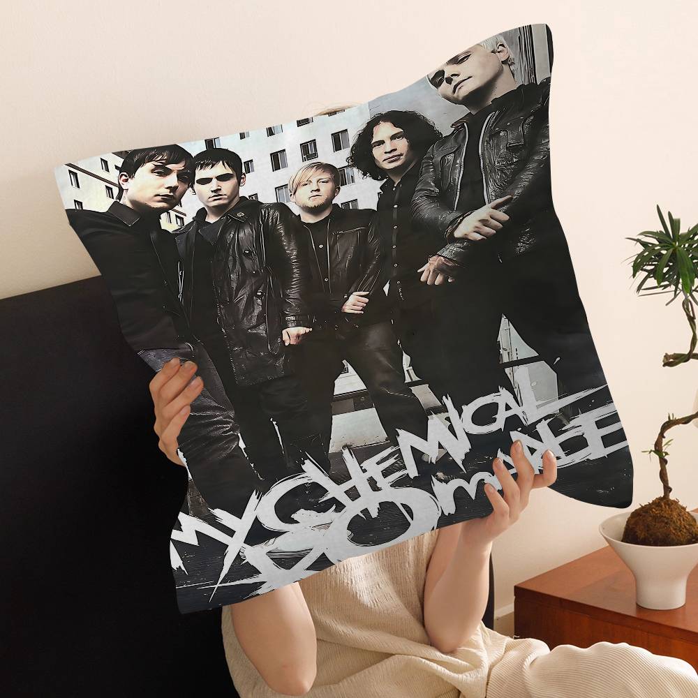 Популярная рок-группа My C-Chemical Romance Подушка Подарок Декор для дома и офиса Подушка для спальни Дивана Автомобиля Наволочка