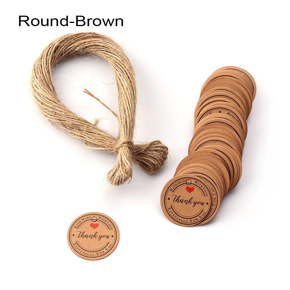 Supplies Handcraft Gardening Labels Merry Christmas Kraft Paper Tags Thank You Labels Hang Tag