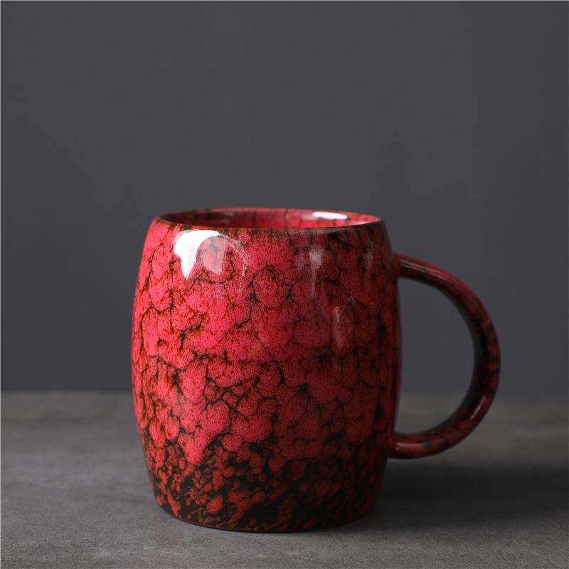Керамическая чашка для замены печи, большая емкость для домашнего хозяйства, керамическая чашка для подарков, чашка для молока, кофейная чашка