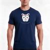 Sugar Skull Pit Bull Tshirt Summer Casual Cotton Tee Oversized Streetwear Tops Vintage Graphic Print Loose Fit Short Sleeve