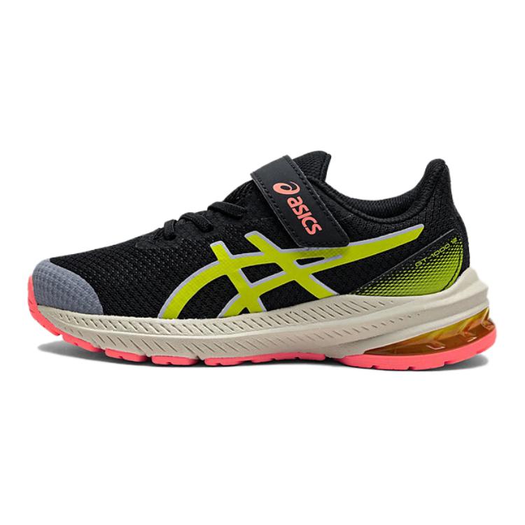 Asics GT-1000 11 Lightweight Stability Running Shoes Kids Sneakers Black Yellow 1014A361-002