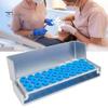 8/12/30 Holes Dental Bur Autoclavable Case Organizer with Cover Bur Holder Tips Sterilization Box Block Case Instrument Storage Stand Disinfection