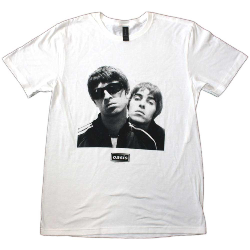 Oasis Unisex Adult Noel & Liam Photograph Square T-Shirt