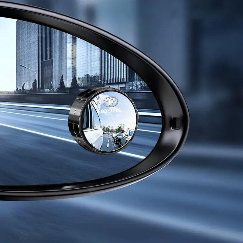 360 Degree Adjustable Blind Spot Mirror Car Auxiliary Rearview Convex Mirror Wide Angle Mirrors for Toyota Gazoo Racing Corolla TRD Yaris Auris Rav4