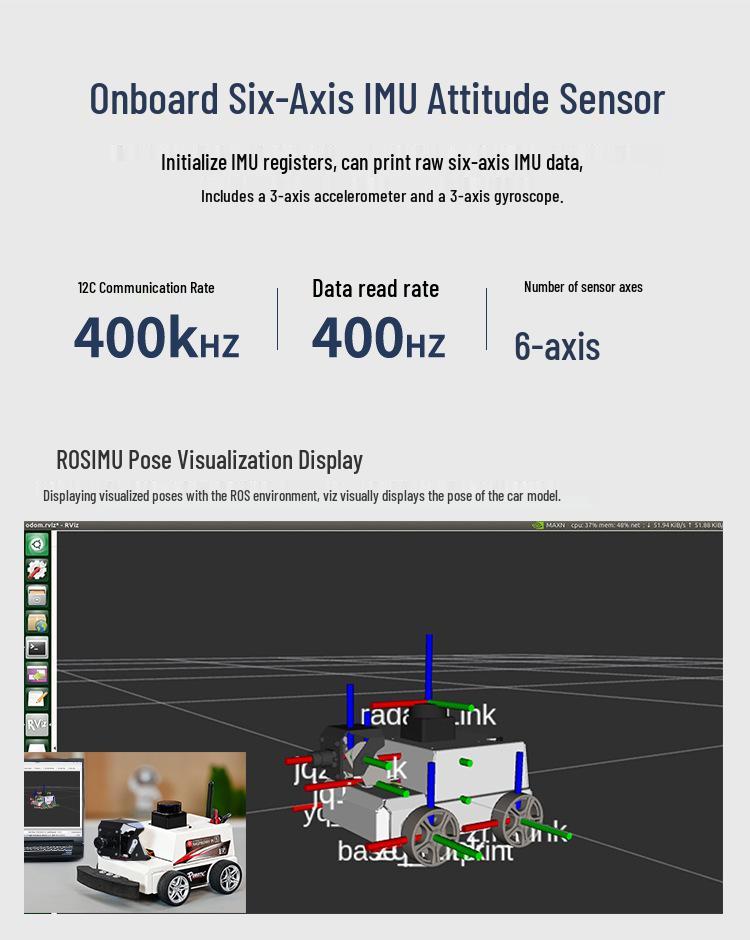 Основной контроллер ESP32 MicroROS и плата драйвера автомобиля ROS2 с радаром и IMU для Raspberry Pi 5
