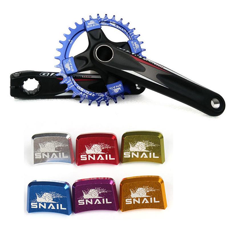 SNAIL Bike Chain Wheel Plate Screws Aluminum Crankset Fixed Nut Chainring Bolts For Mountain Bikes and Road Bicycles
