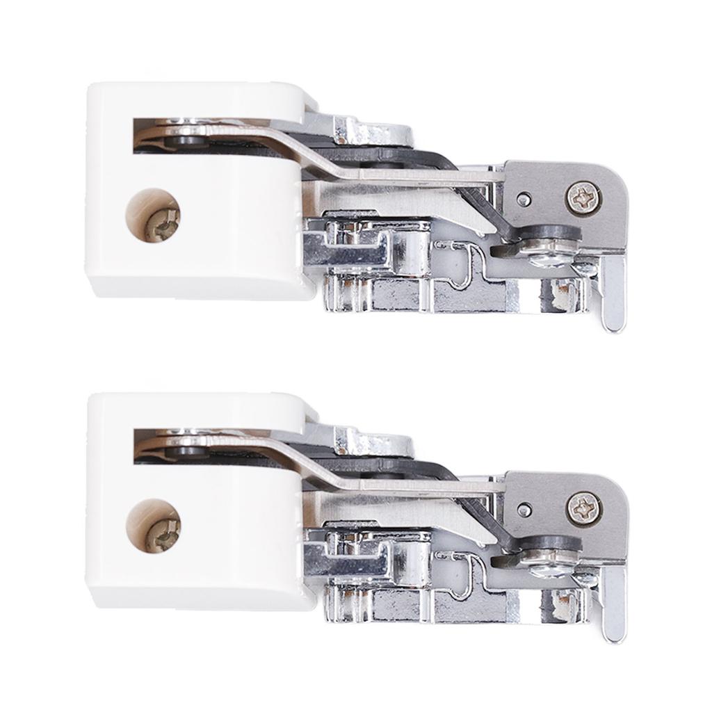 2 шт. прижимная лапка для бокового резака, профессиональная прочная и долговечная прижимная лапка для шитья с низким хвостовиком