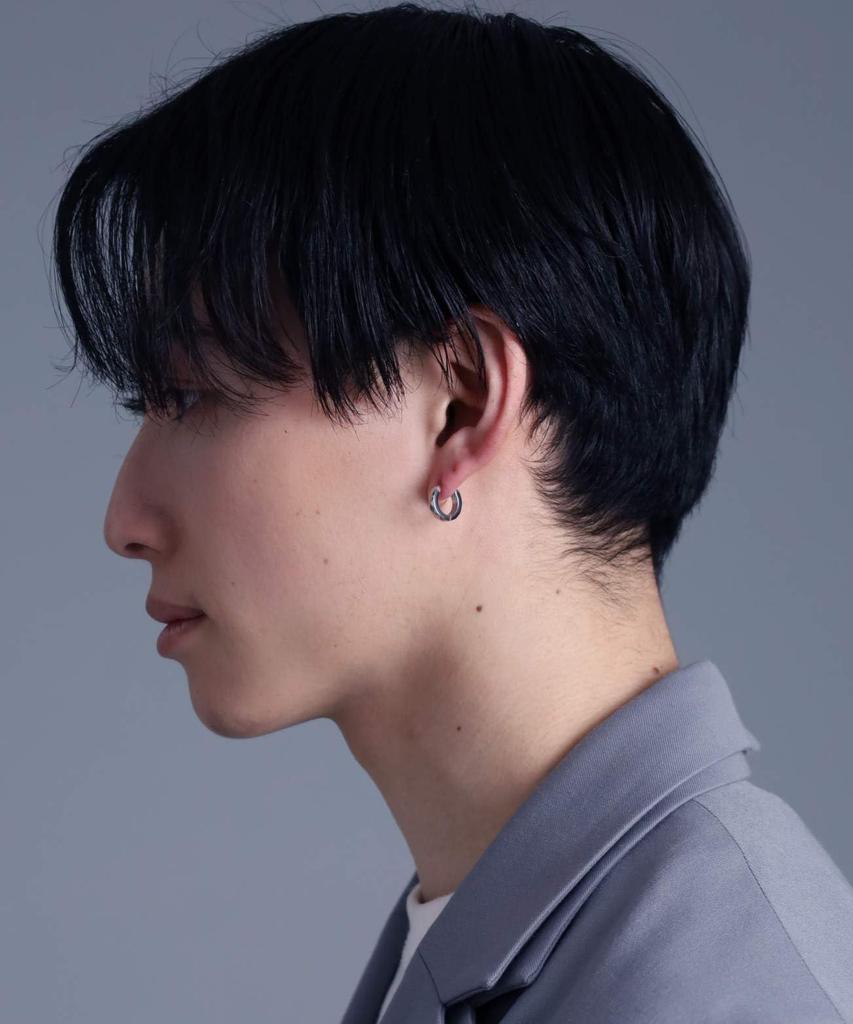 Серьги LION HEART Серьги-кольца THE EDGE Cutting Hoop Серьги из хирургической нержавеющей стали 316L Гипоаллергенные для одного уха для мужчин (черный)