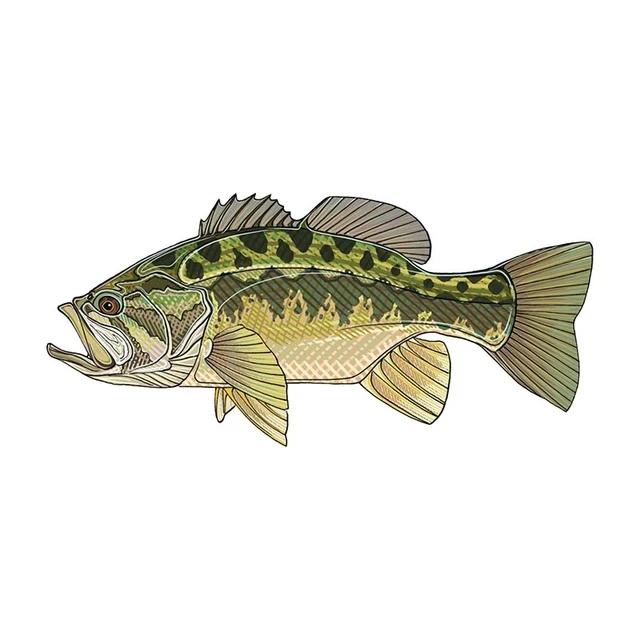 Для рыбалки наклейка с рыбой на автомобиль виниловая наклейка водонепроницаемые декоративные наклейки для автомобиля