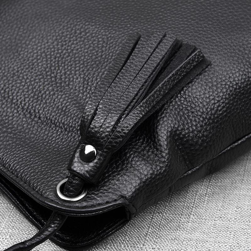 Сумка женская 2023 Простая сумка-мешок Большая вместительная кожаная сумка через плечо Женская сумка Ins