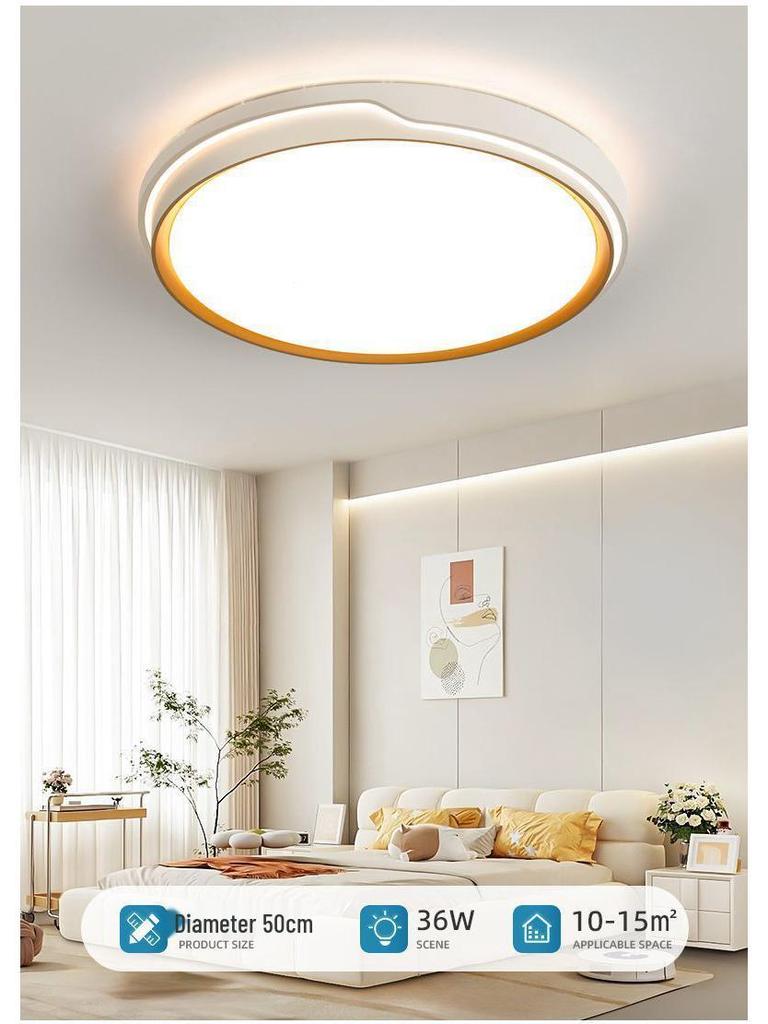 Modern Minimalist LED Round Ceiling Light for Bedroom, Living Room, Corridor, Bathroom, Kitchen, and Balcony