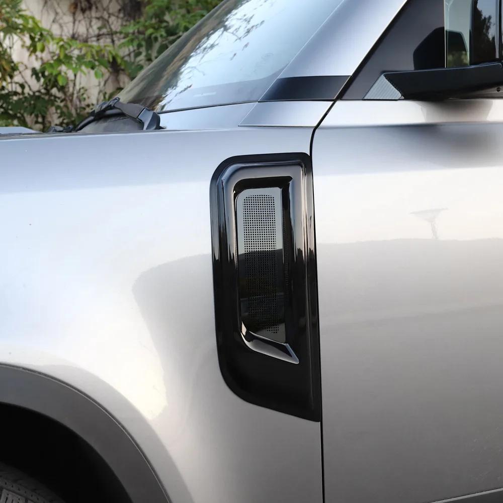 For Land Rover Defender 90 110 2020-2024 Car Leaf Board Air Intake Grille Insect Proof Grille Fender Screen Anti-Blocking Cover