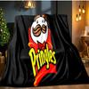 Pringles Flannel Blanket, Use for Birthday/Holiday Gift, Soft Blanket for Sofa/Bed/Camping/Office/Tourism Use,All Seasons