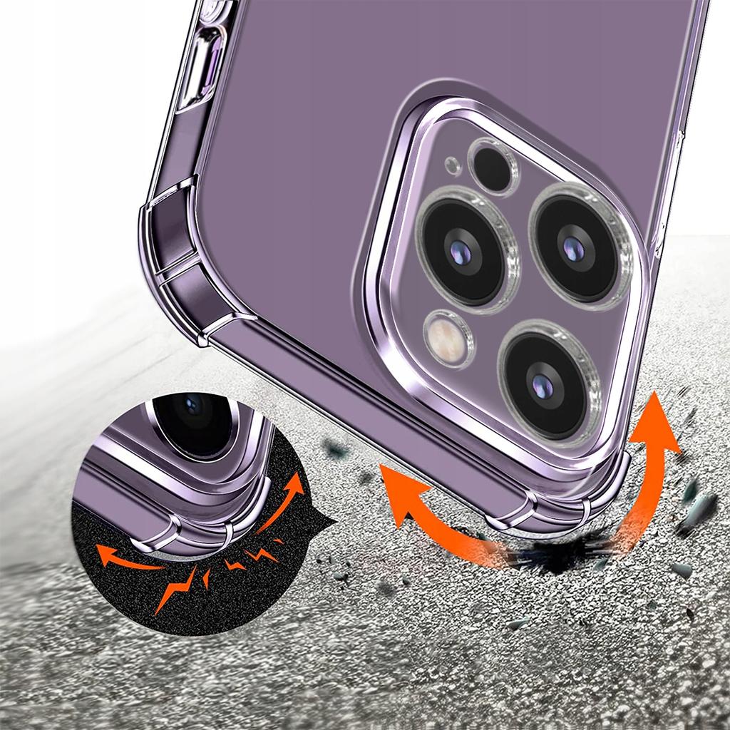 CASE for IPHONE 14 PRO ANTI SHOCK CASE ARMOR BACK COVER + 9H GLASS