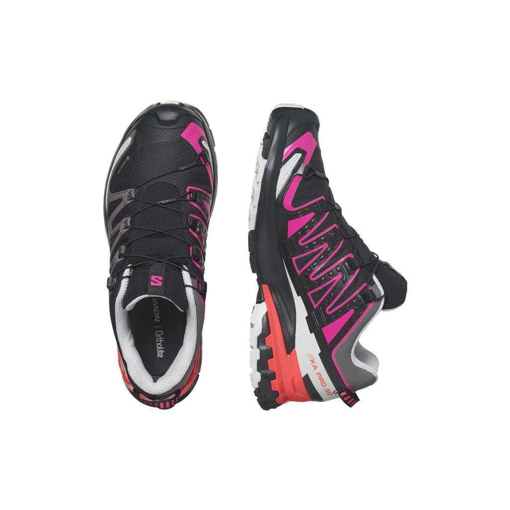 SALOMON XA Pro 3D V9 Удобные Простые Амортизирующие Прочные Низкие Туристические Функциональные Ботинки Женская Обувь Черный Серый 473822