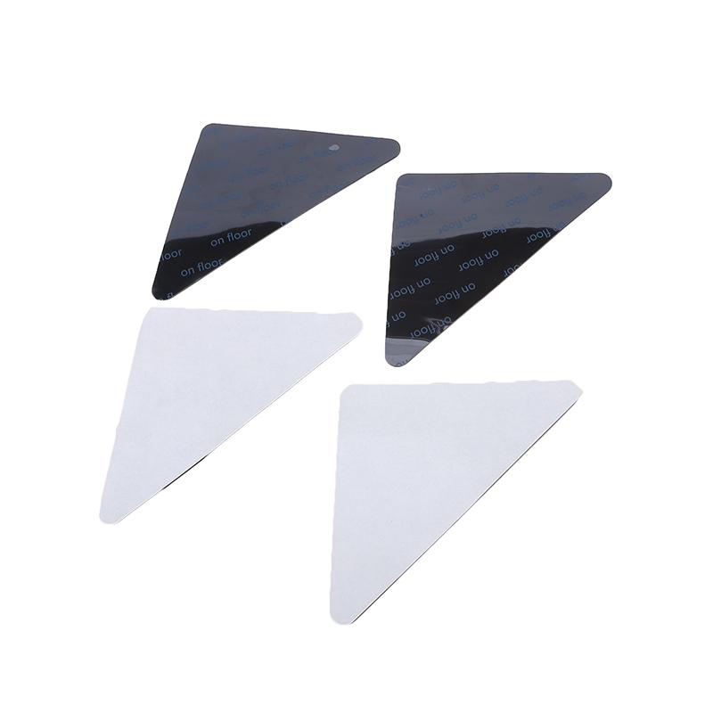 4 Pieces Carpet Gripper Non Slip Reusable Washable Sticker Anti Curl Carpet Sticker Floor Mats Anti Slip Fixing Pads Patches