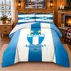 Printed 3Pcs Bedding Set Malmö FF Pattern Bed Sheet Pillowcase For Bedroom Decor