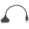 Адаптер USB на SATA Скорость передачи 6 Гбит/с АБС для 2,5-дюймовых HDD SSD 7-15 мм со светодиодным индикатором для Windows