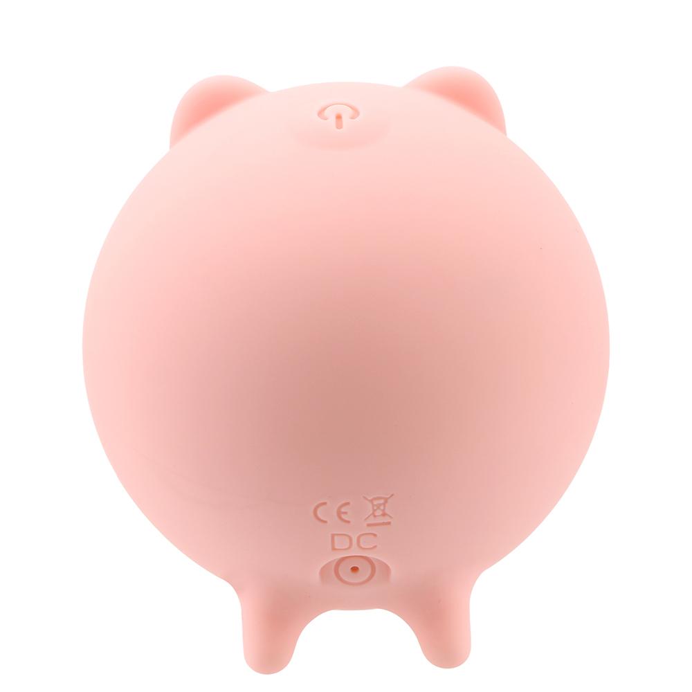 10 режимов Соски Массаж груди Секс-игрушки Взрослые Клиторальный присосок Вибратор Эротические игрушки Вибраторы для женщин Милый поросенок