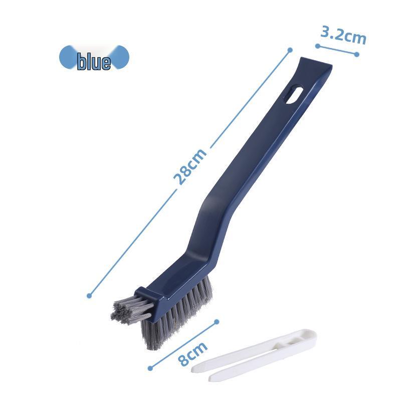 Пластиковая щетка для чистки ванной 3-в-1: Щетка для пола, щелей и унитаза