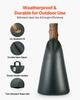 75.7 L Tree Watering Bags, 4 Pack 3-4 Hours Slow Release Gator Bags for Trees, Heavy Duty PE Tree Drip Irrigation Bag with Zipper, Durable & Reusable