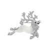White Pearl Reindeer Brooch VBMV4787 MP [Vendome Boutique]