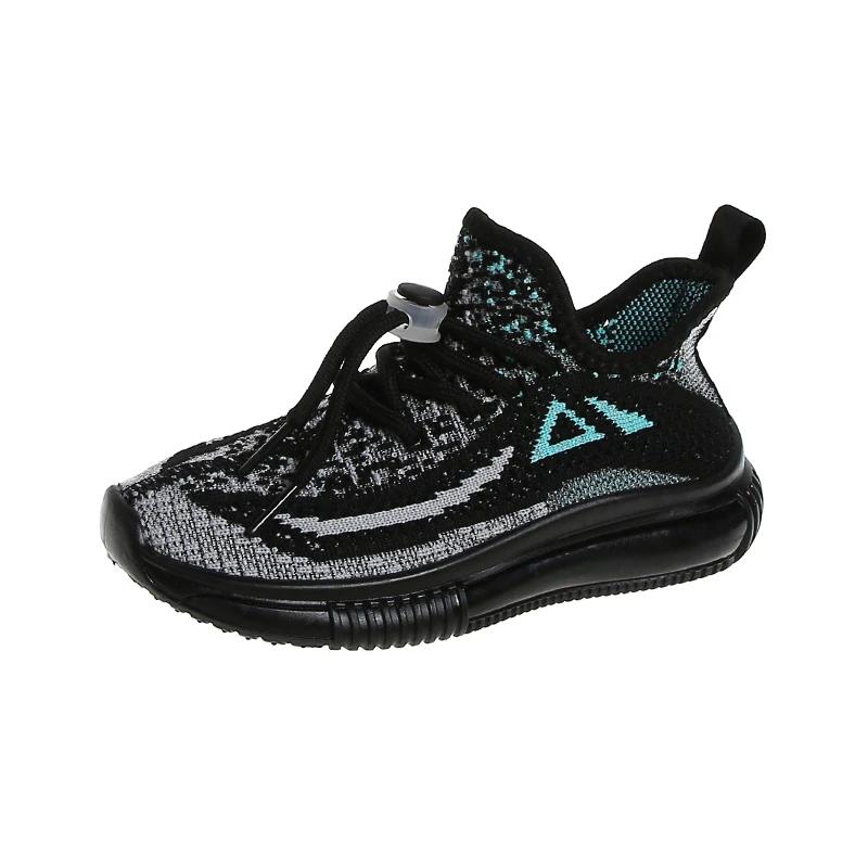 Детские кроссовки для бега Дышащие Легкие Мягкие Нескользящие Повседневные Удобные Для ходьбы Мальчики Девочки Повседневная обувь Одинарная сетка