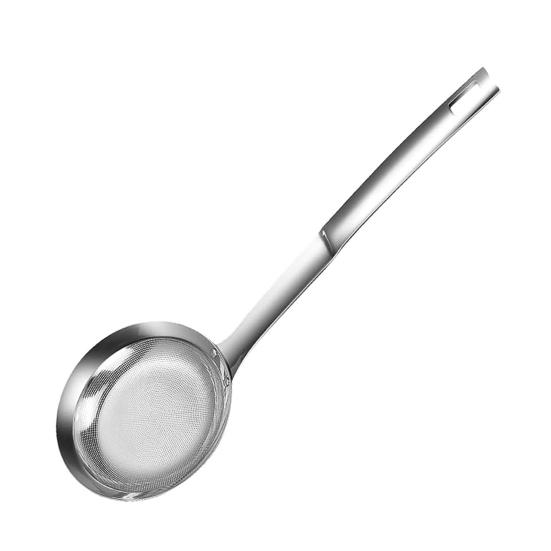 Дуршлаг из нержавеющей стали, ложка-сито, мелкая сетка, ручка, масляный фильтр, сито для пищи, кухонный гаджет для супов, рагу, фруктов, овощей