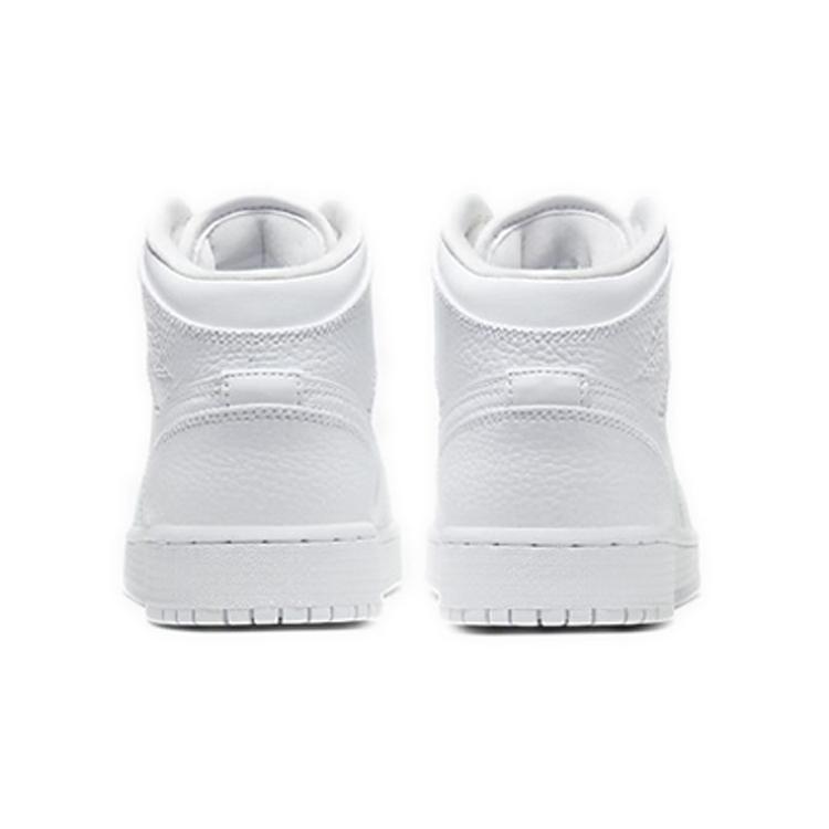 Jordan 1 Mid GS Triple White 554725-130