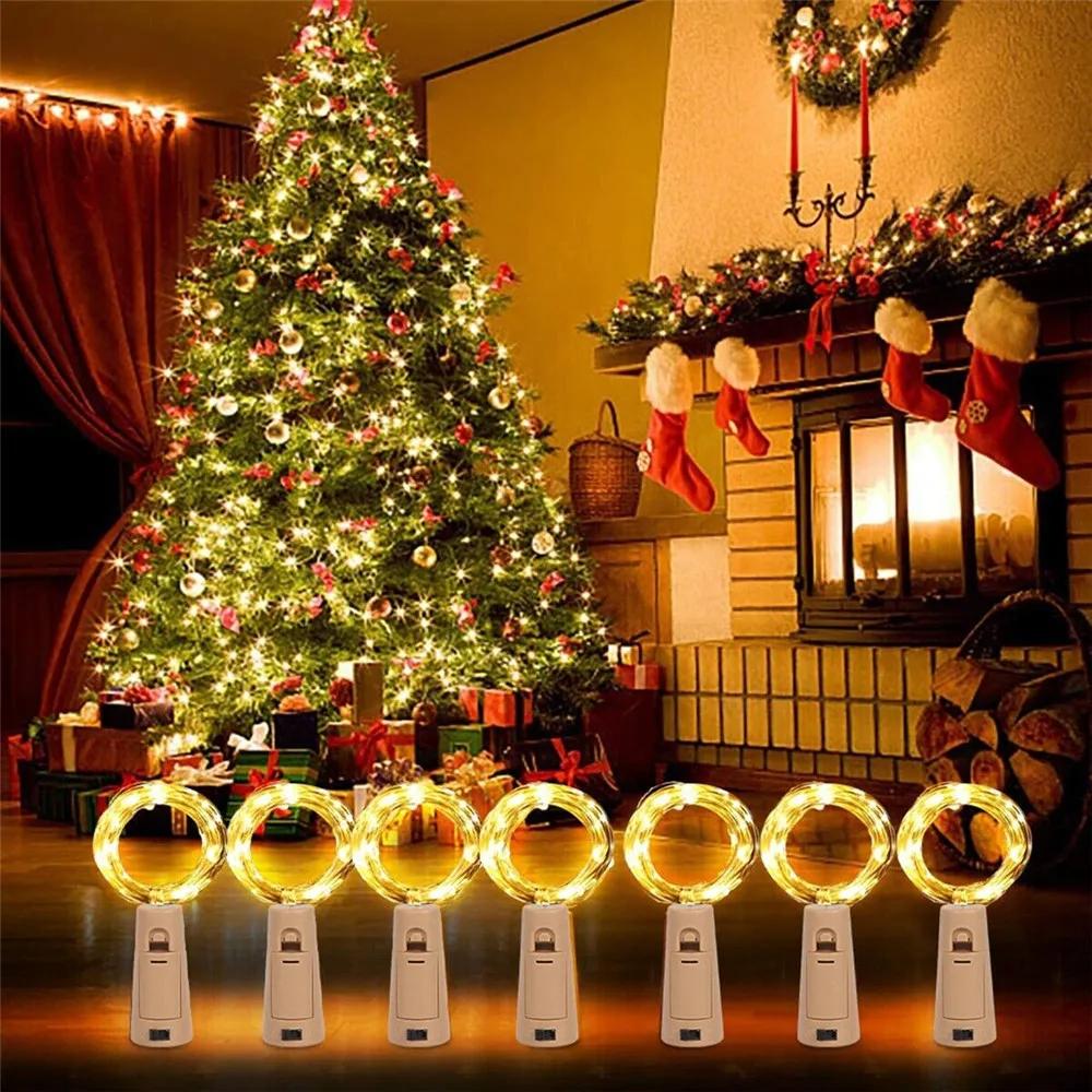 Xiaomi 2 Meter 20 Led 1 Meter 10 Led Bottle Fairy String Lights Cork Christmas Wedding Party