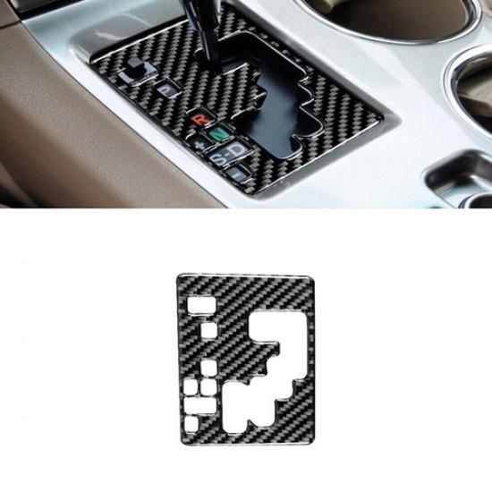 Fit For Highlander 2008-13 Carbon Fiber Center Console Gear Shift Panel Cover